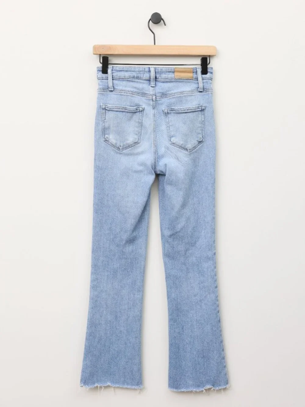 Paige Claudine Flared Crop Denim Jeans Darling with Siesta Hem 25‎
